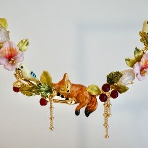 Necklace fox cub of the forest